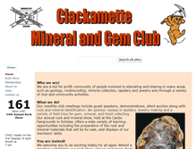 Tablet Screenshot of clackamettegem.org